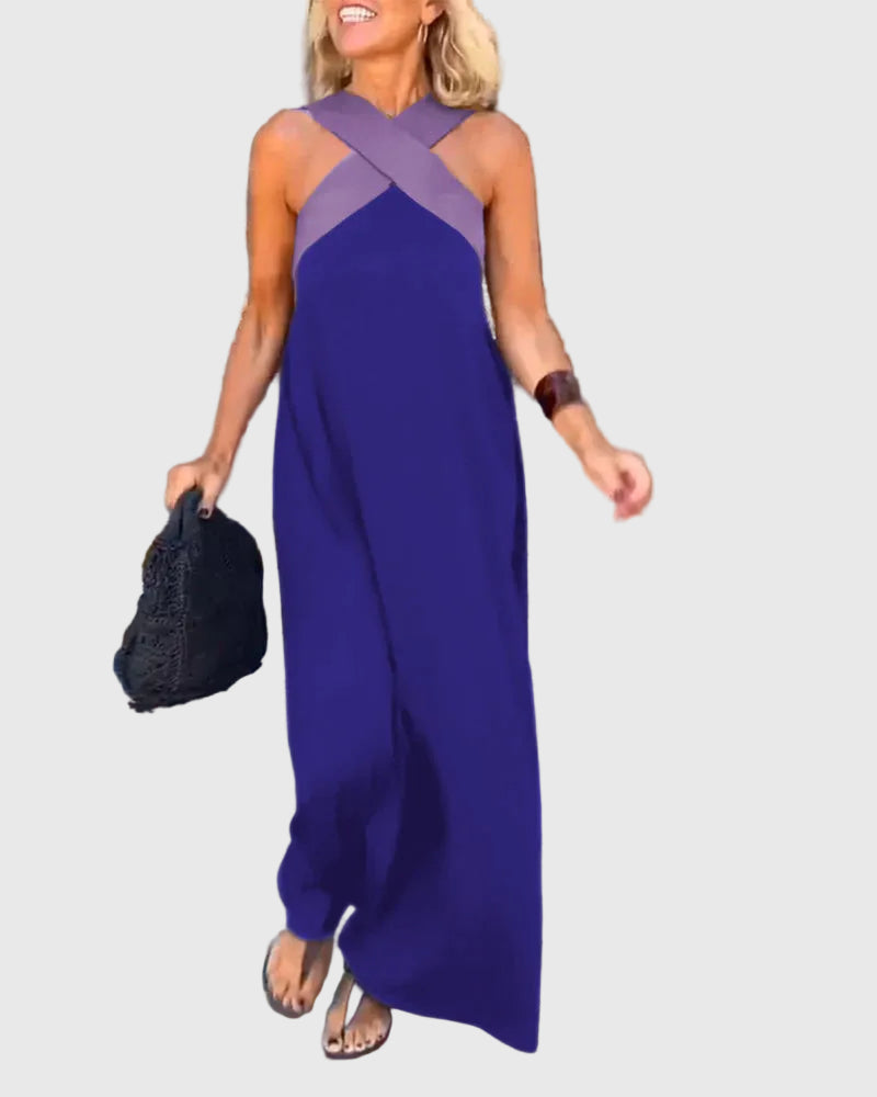 Elena | Elegantní Maxi Šaty s Plynulým Střihem