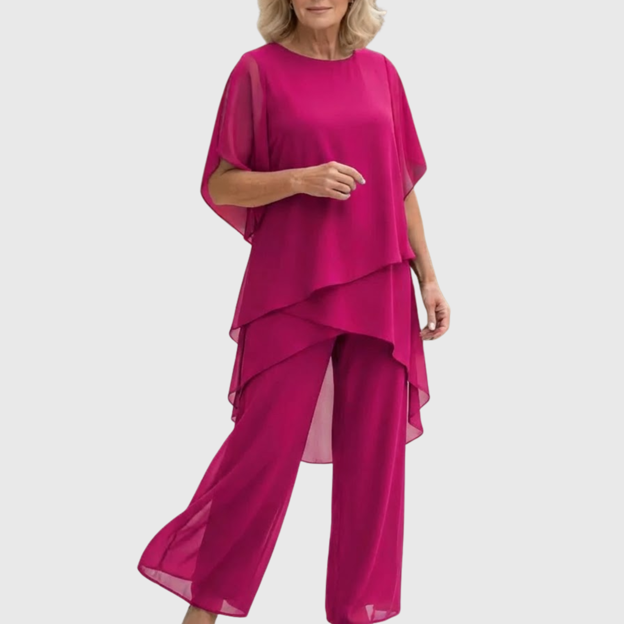 ELARA | Fluidní Palazzo Set pro Elegantní Pohodlí a Styl
