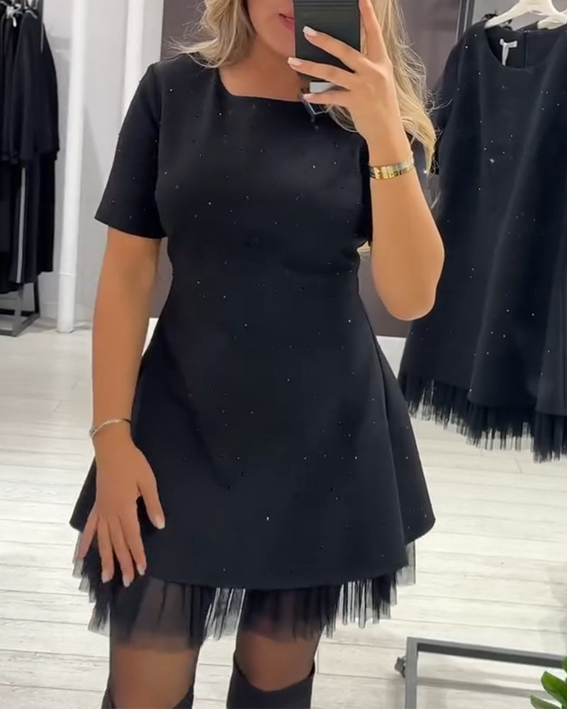 Cassie - Šaty A-Line Patchwork