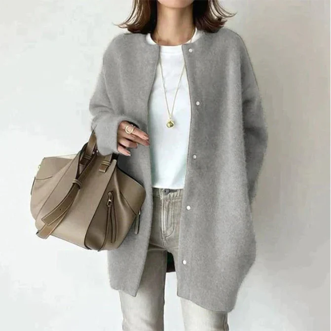 Rebecca | Oversized kardigan s předním zapínáním