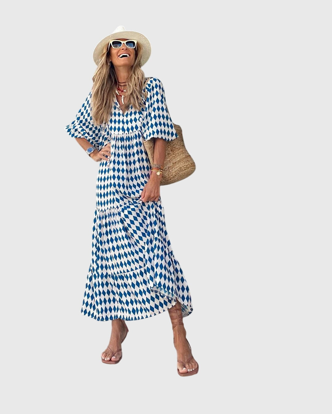 Sarah™ - Boho Maxi Šaty