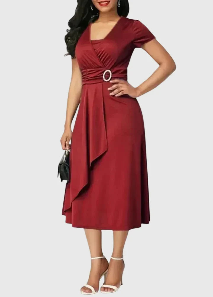 Zhyrelle | Elegantní Midi Šaty