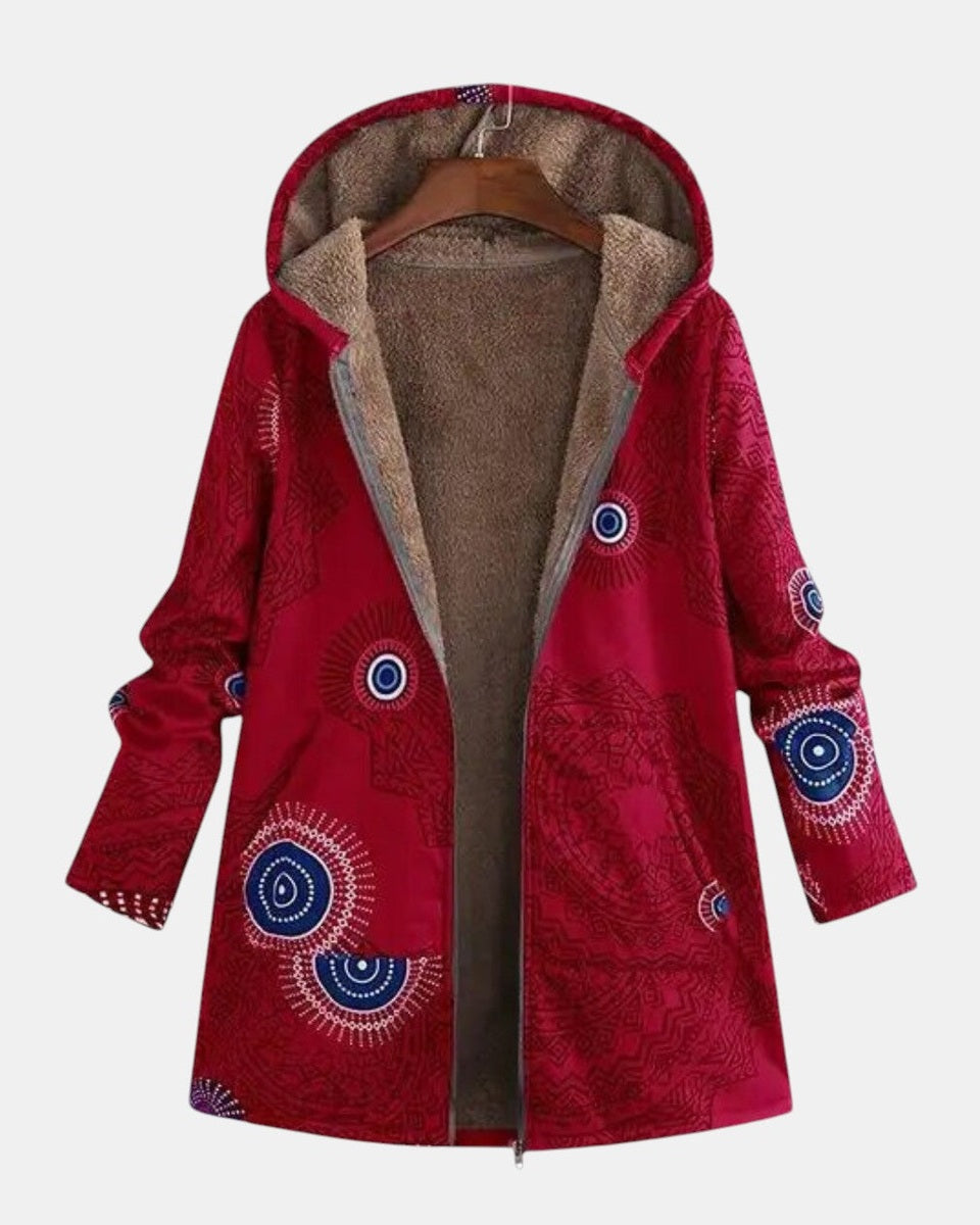 Scarlett | Aztec Sherpa Fleece Jacket
