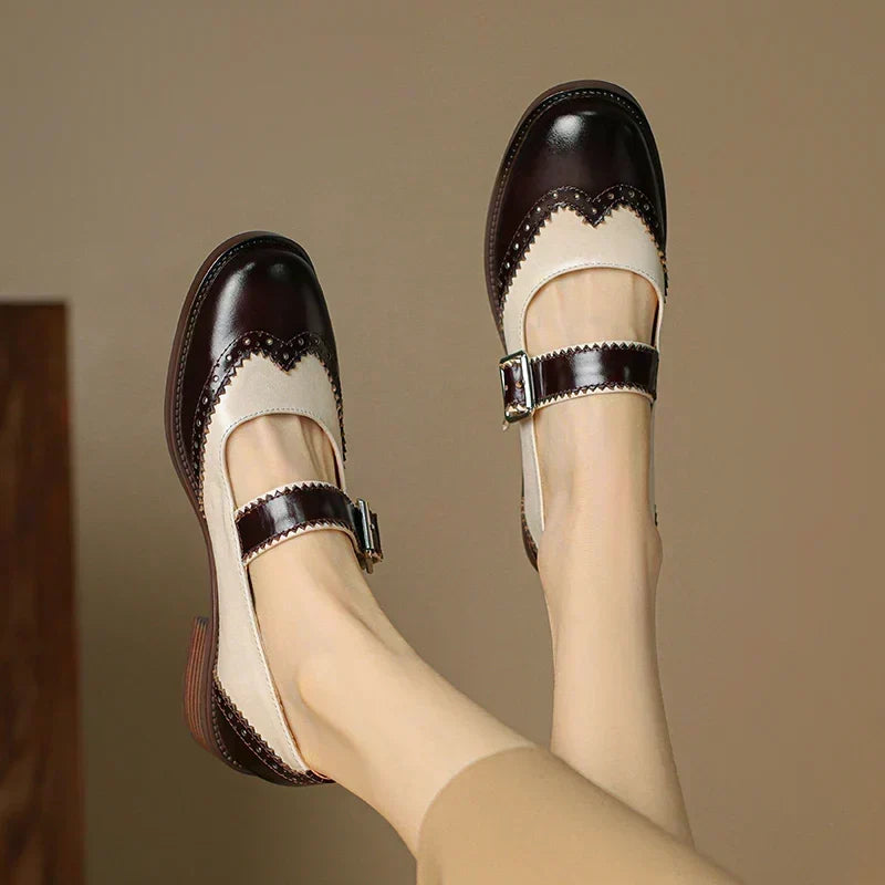 Ashley | Kožené Mary Janes