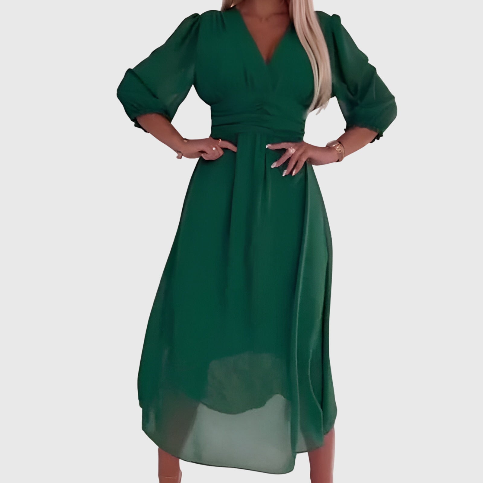 Chloe™ | Lehké hedvábné šifónové šaty