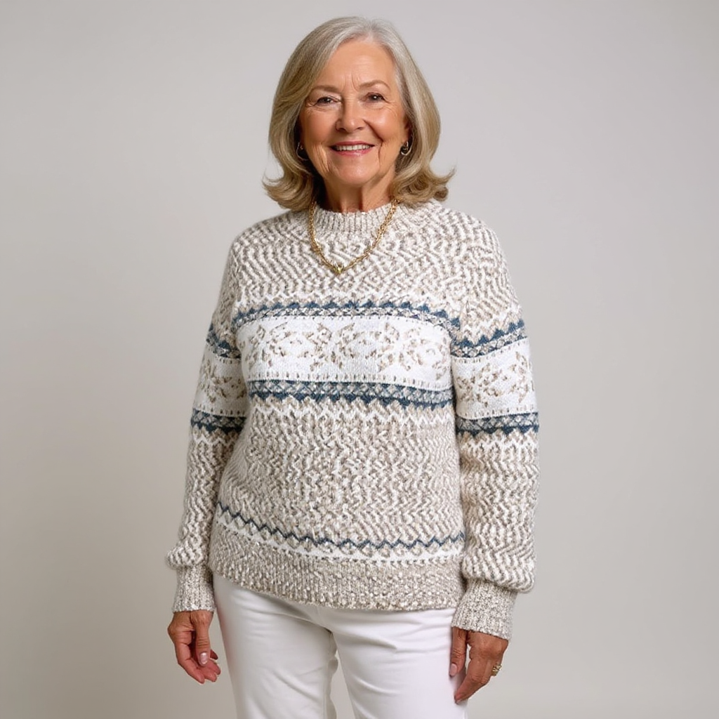 Astrid | Svetr s límcem ve stylu Fair Isle