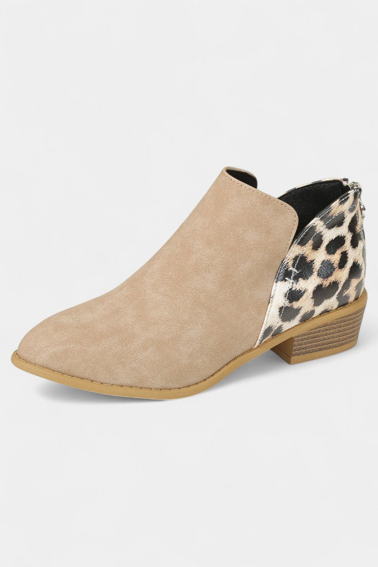 Stylové ortopedické boty Janicee s leopardím potiskem