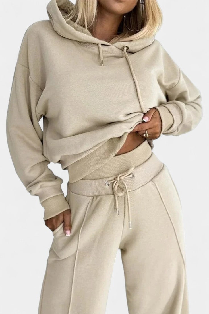 Tiziana Oversized Comfort Mikina a Kalhoty s Vysokým Pasem