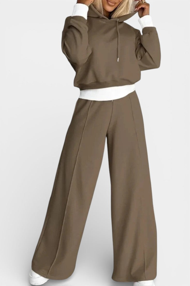 Tiziana Oversized Comfort Mikina a Kalhoty s Vysokým Pasem