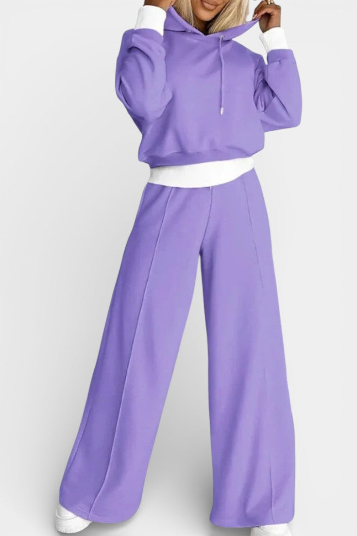 Tiziana Oversized Comfort Mikina a Kalhoty s Vysokým Pasem
