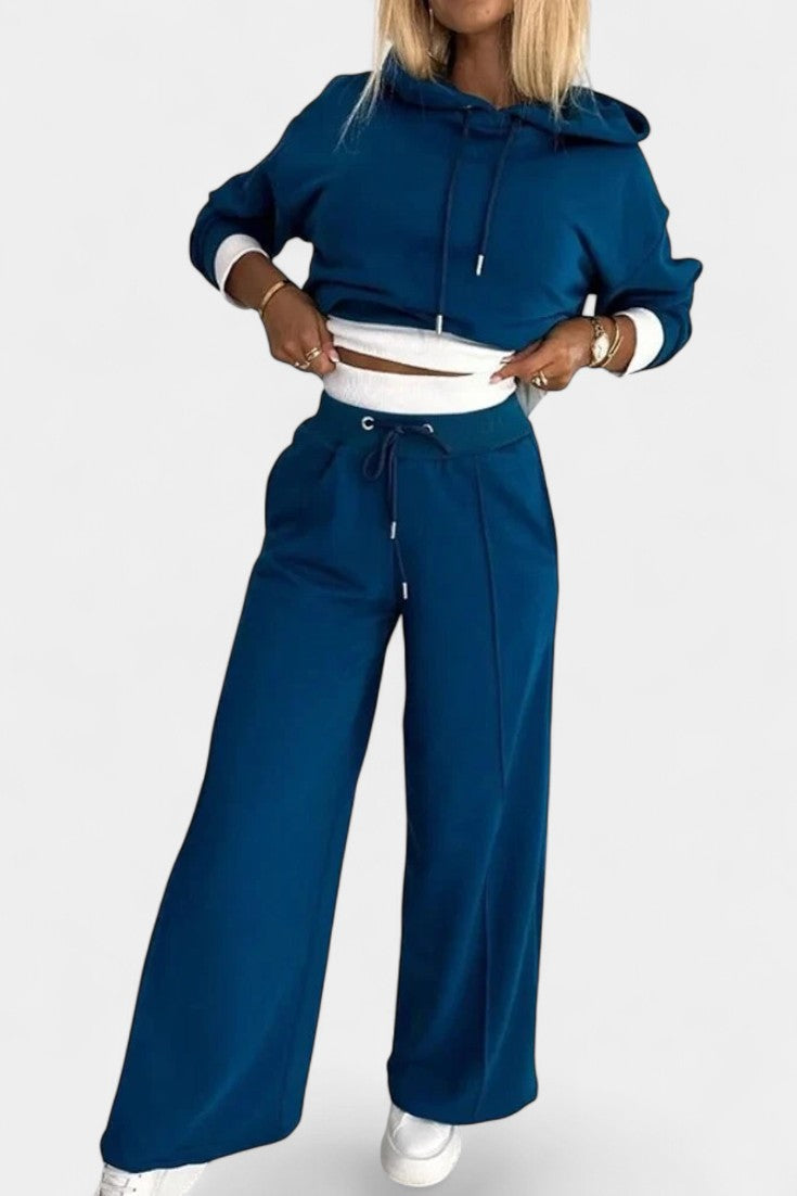 Tiziana Oversized Comfort Mikina a Kalhoty s Vysokým Pasem