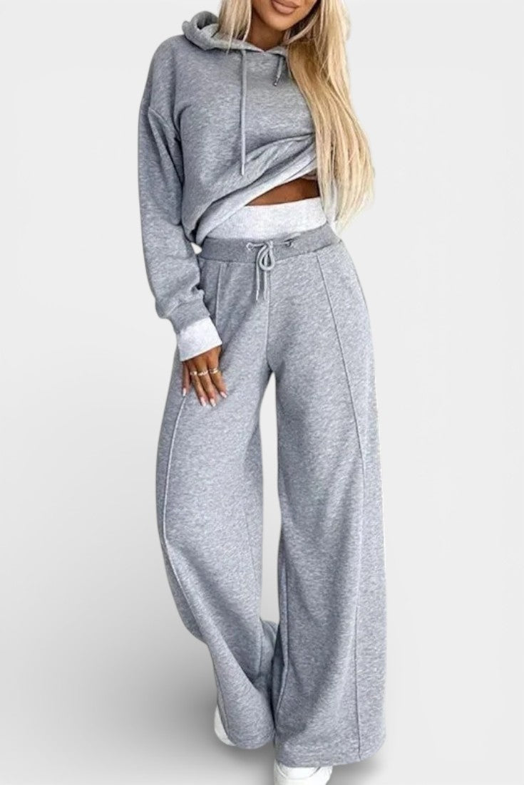 Tiziana Oversized Comfort Mikina a Kalhoty s Vysokým Pasem