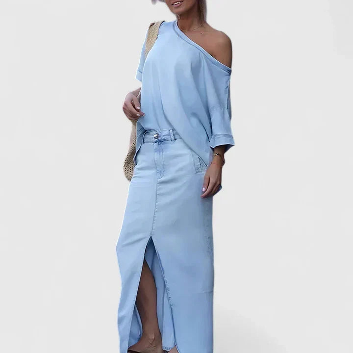 Averlynn | Elegantní Maxi Sukňový Set
